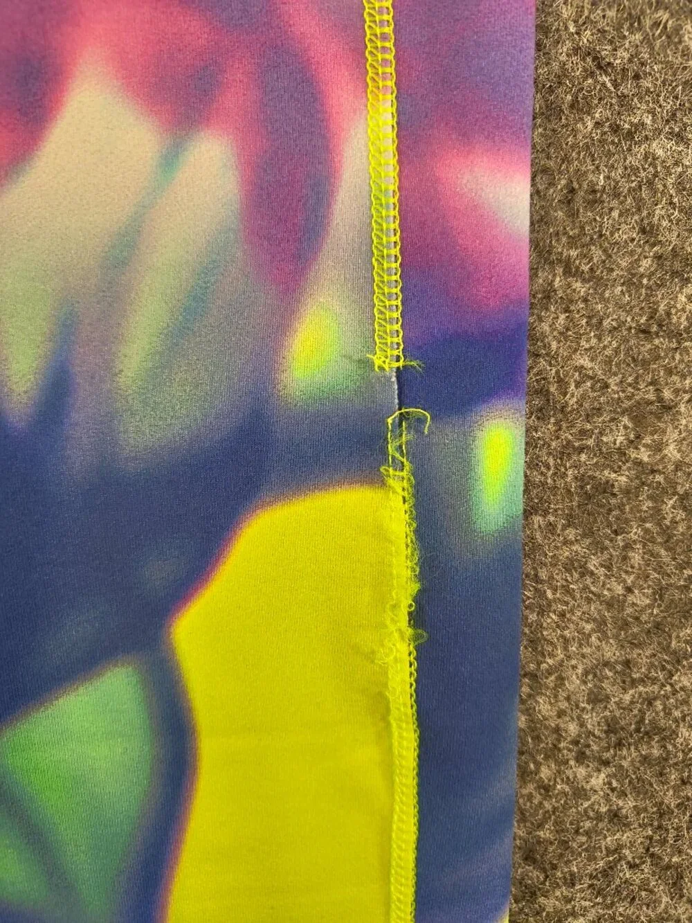 Nike Dri‑FIT XS Multicolor Tie‑Dye Leggings